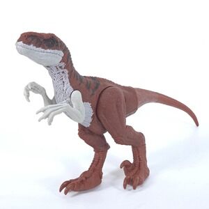 MATTEL Jurassic World Raptors Dominion Atrociraptor GWT58 Brown White 2021 Dino